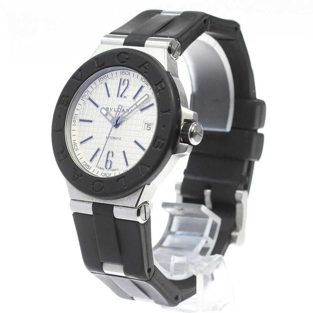 BVLGARI Diagono DG40SV Date Silver Dial Automatic Men's Watch_848660